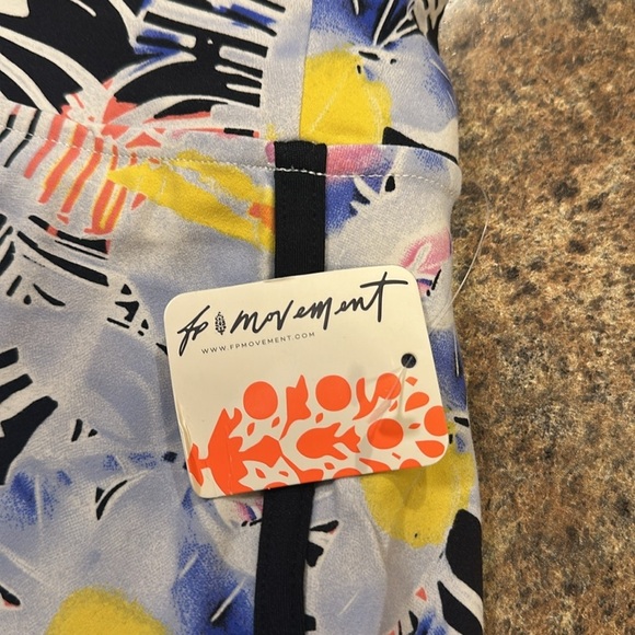 Free People Printed Volley Skort Size Small Mystic Floral High Rise NEW - Picture 8 of 13